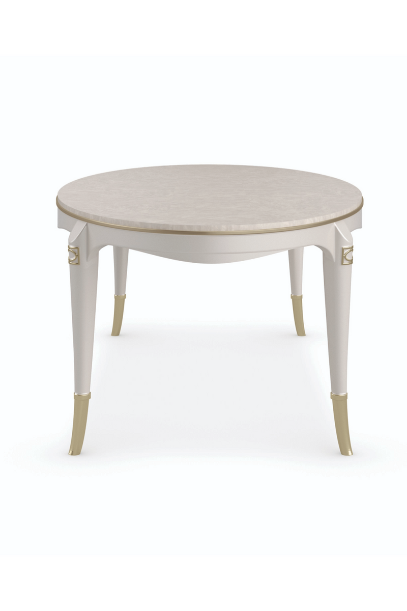 Cream Wooden Cocktail Table | Caracole Meet Your Match |  Woodfurniture.com