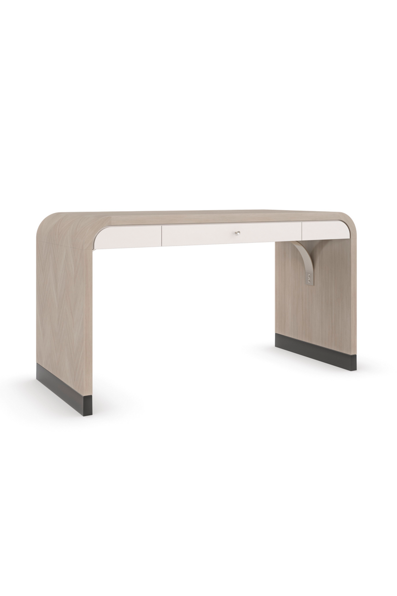 Herringbone Patterned Desk | Caracole Free Fall | Woodfurniture.com