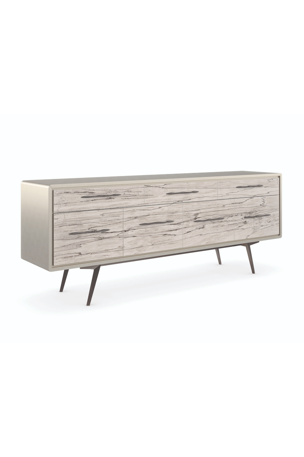 Spalted Maple Veneer Sideboard | Caracole Highs And Lows | Woodfurniture.com