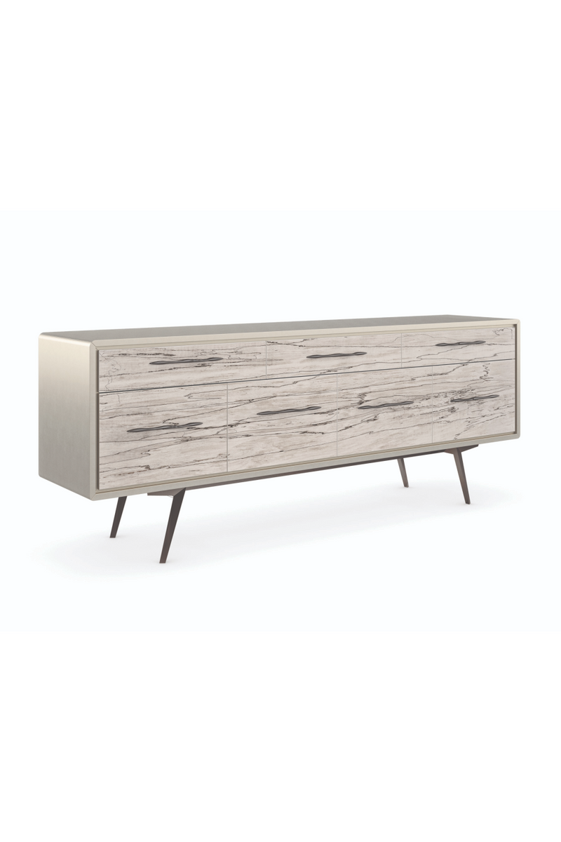 Spalted Maple Veneer Sideboard | Caracole Highs And Lows | Woodfurniture.com