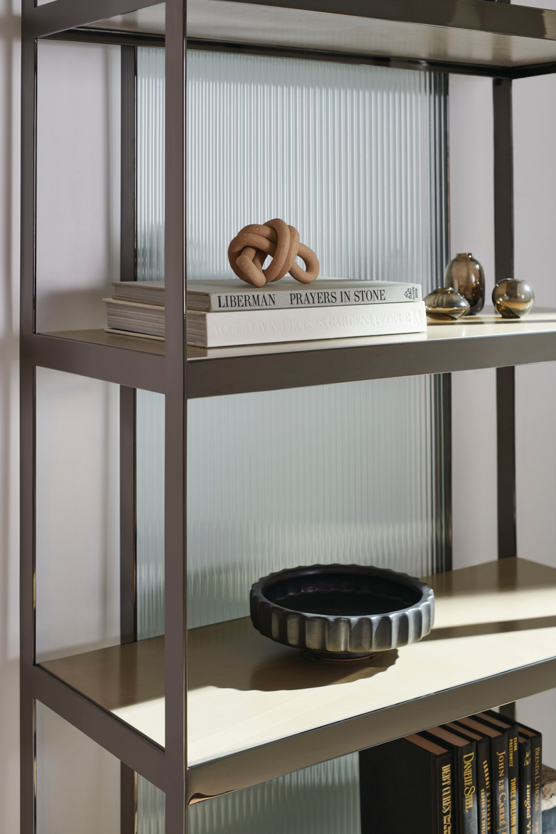 Bronze Framed Display Cabinet | Caracole Shelf Life | Woodfurniture.com