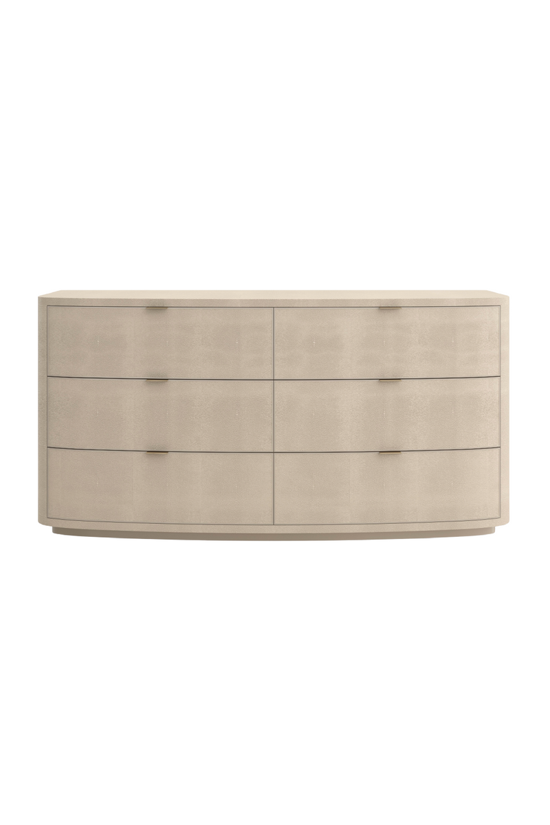 Cream Shagreen Dresser | Caracole Simply Perfect | Woodfurniture.com