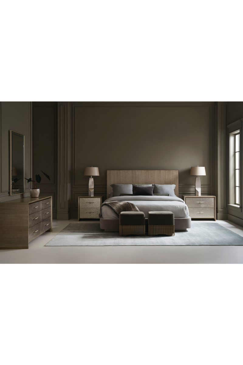 Gray Minimalist Bed | Caracole Dream Chaser | Woodfurniture.com