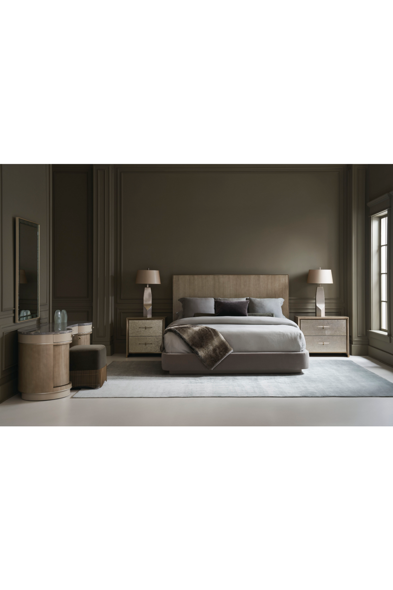 Gray Minimalist Bed | Caracole Dream Chaser | Woodfurniture.com
