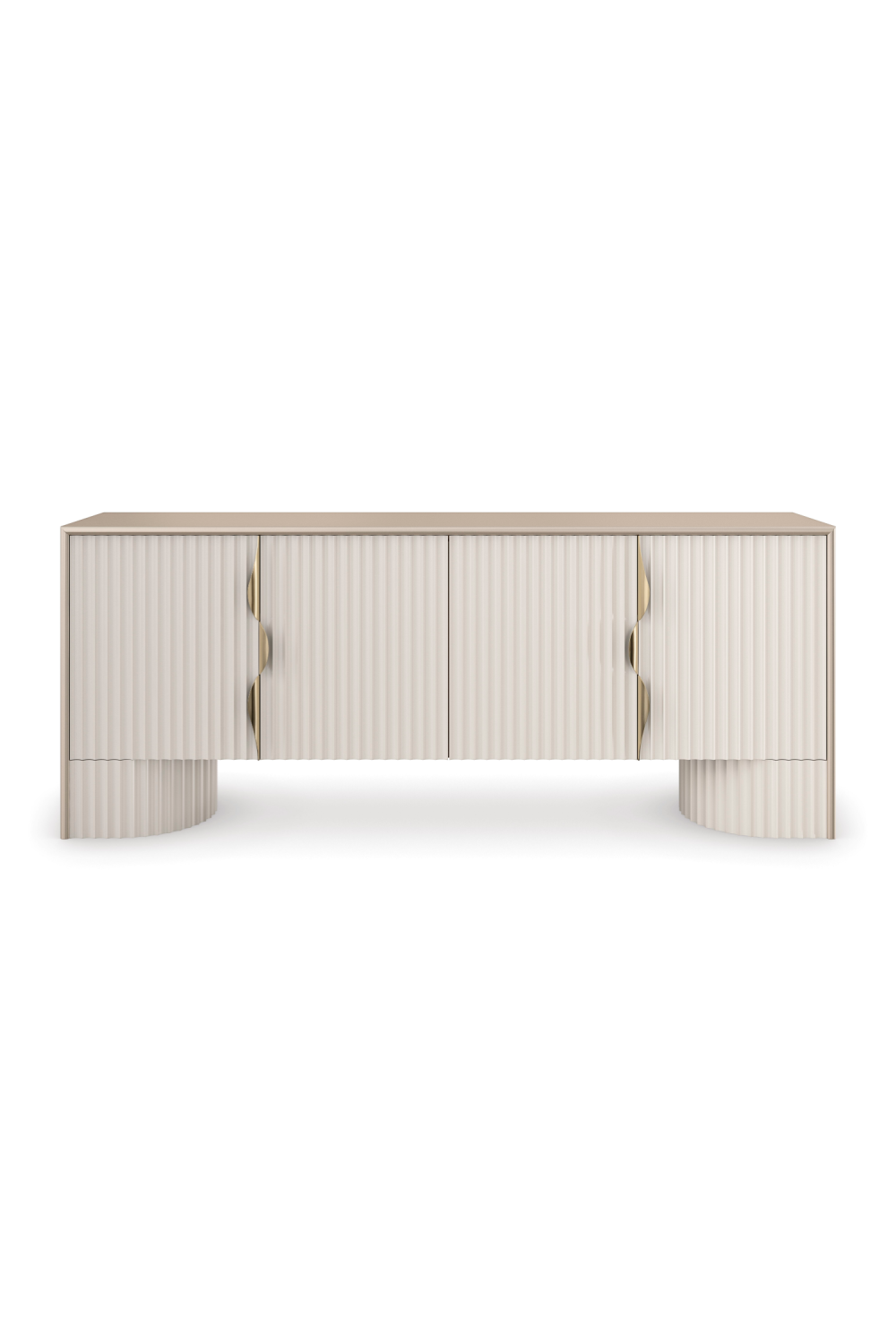 Neutral-Hued Modern Sideboard | Caracole Conrinthian | Woodfurniture.com