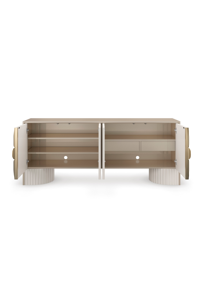 Neutral-Hued Modern Sideboard | Caracole Conrinthian | Woodfurniture.com