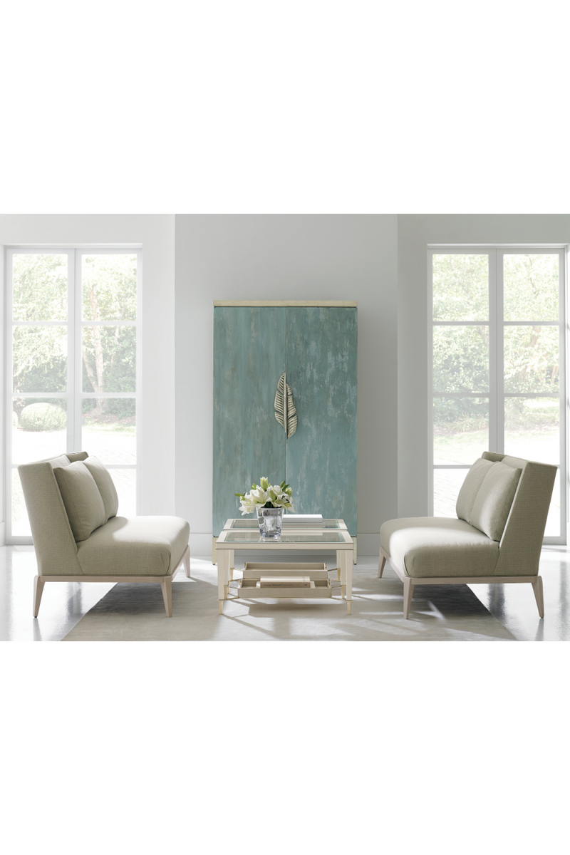 Rustic Turquoise Cabinet | Caracole Watercolors | Woodfurniture.com