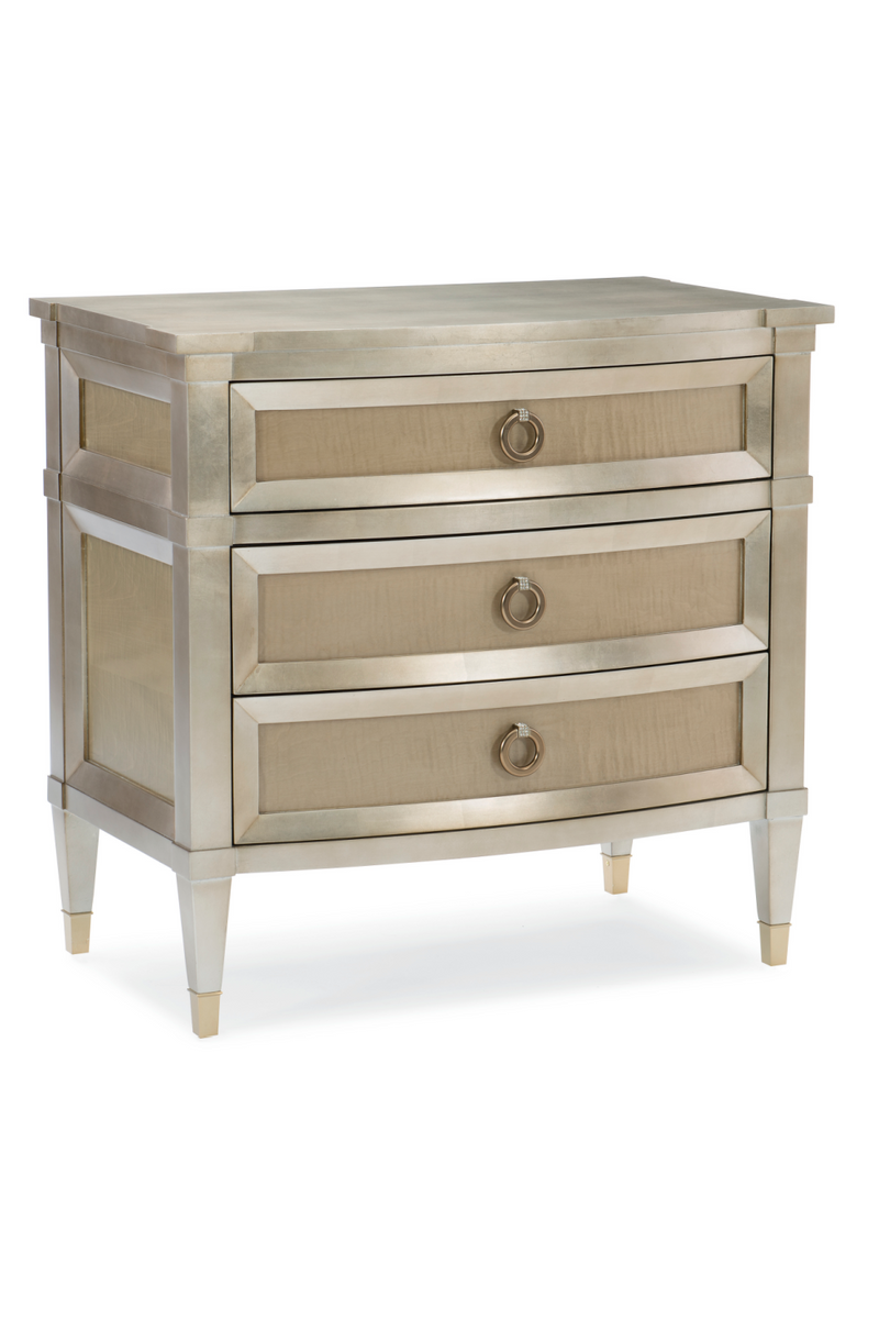 Silver Leaf Nightstand | Caracole Easy As 123 | Woodfurniture.com