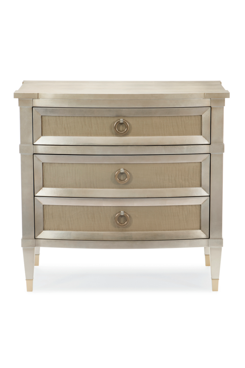 Silver Leaf Nightstand | Caracole Easy As 123 | Woodfurniture.com