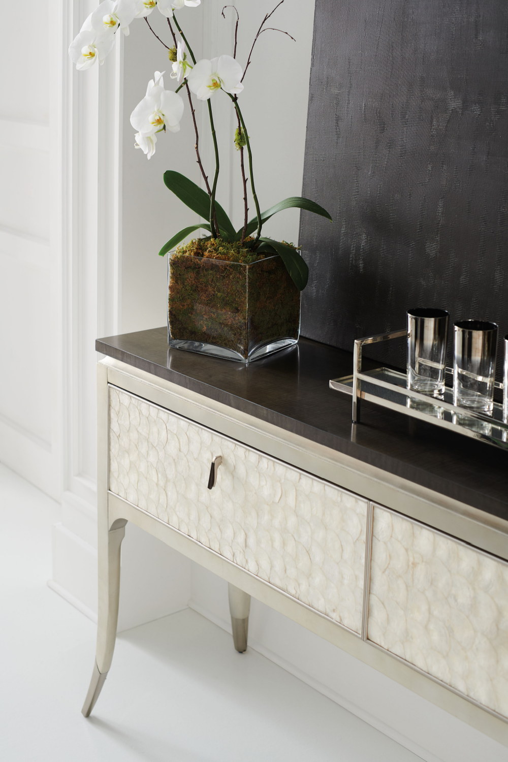 Silver Capiz Sideboard | Caracole Shell It Like It Is | Woodfurniture.com