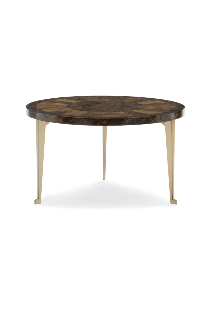 Round Wooden Cocktail Table | Caracole One Of The Bunch | Woodfurniture.com