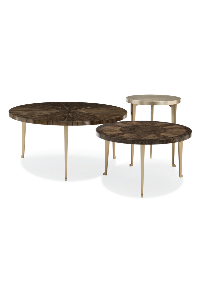 Round Wooden Cocktail Table | Caracole One Of The Bunch | Woodfurniture.com