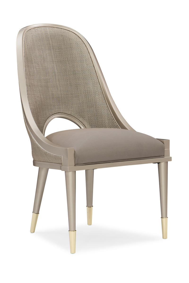 Cut-Out Back Dining Chair | Caracole Cane I Join You | Woodfurniture.com