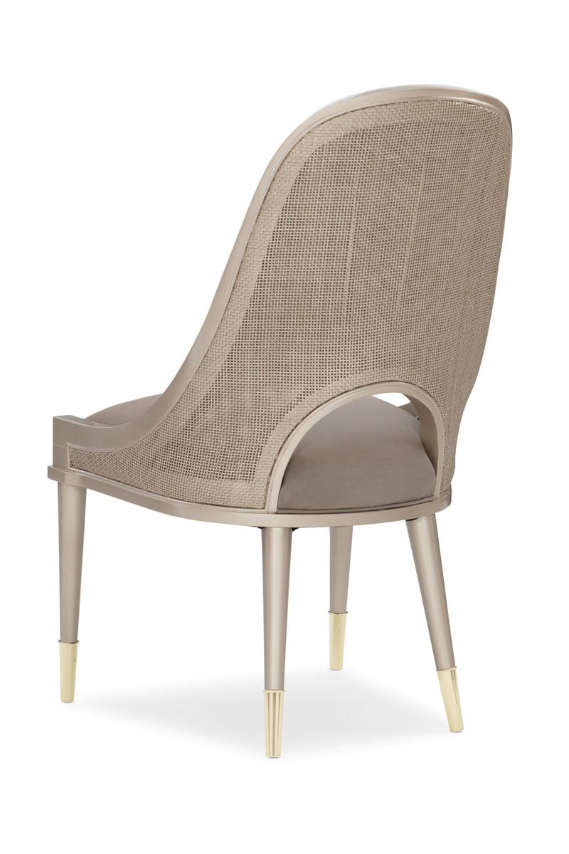 Cut-Out Back Dining Chair | Caracole Cane I Join You | Woodfurniture.com