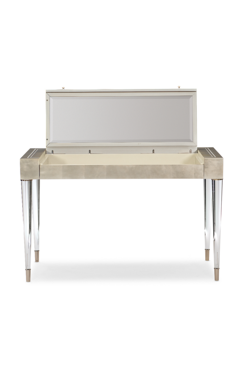 Modern Vanity Desk | Caracole Moment Of Clarity | Woodfurniture.com