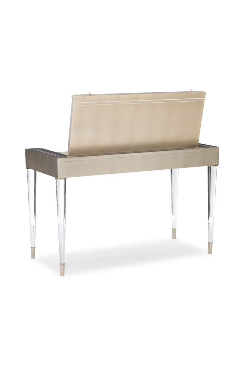 Modern Vanity Desk | Caracole Moment Of Clarity | Woodfurniture.com