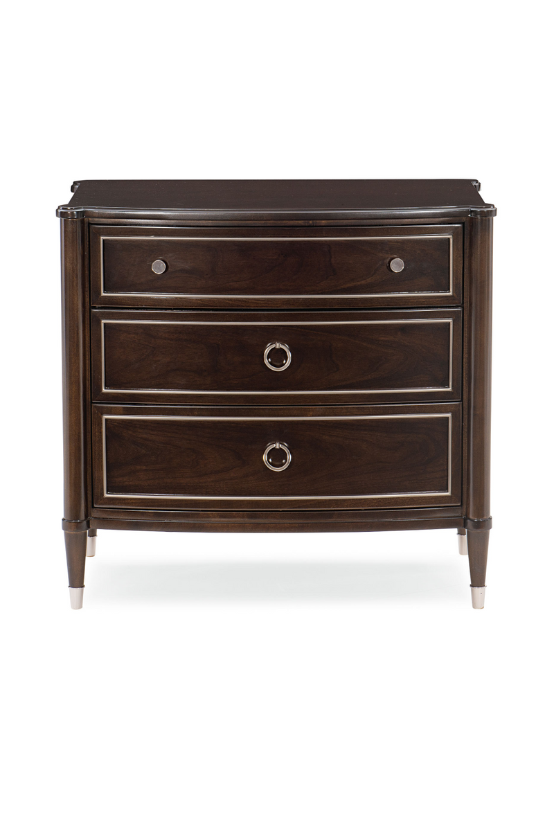 Brown Walnut Nightstand | Caracole How Suite It Is | Woodfurniture.com     