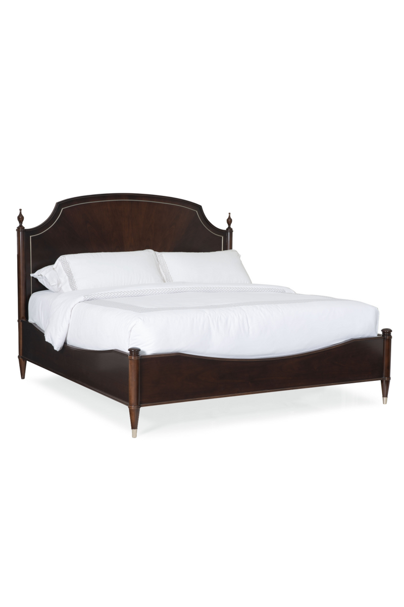 Brown Walnut California King Bed | Caracole Suite Dreams | Woodfurniture.com