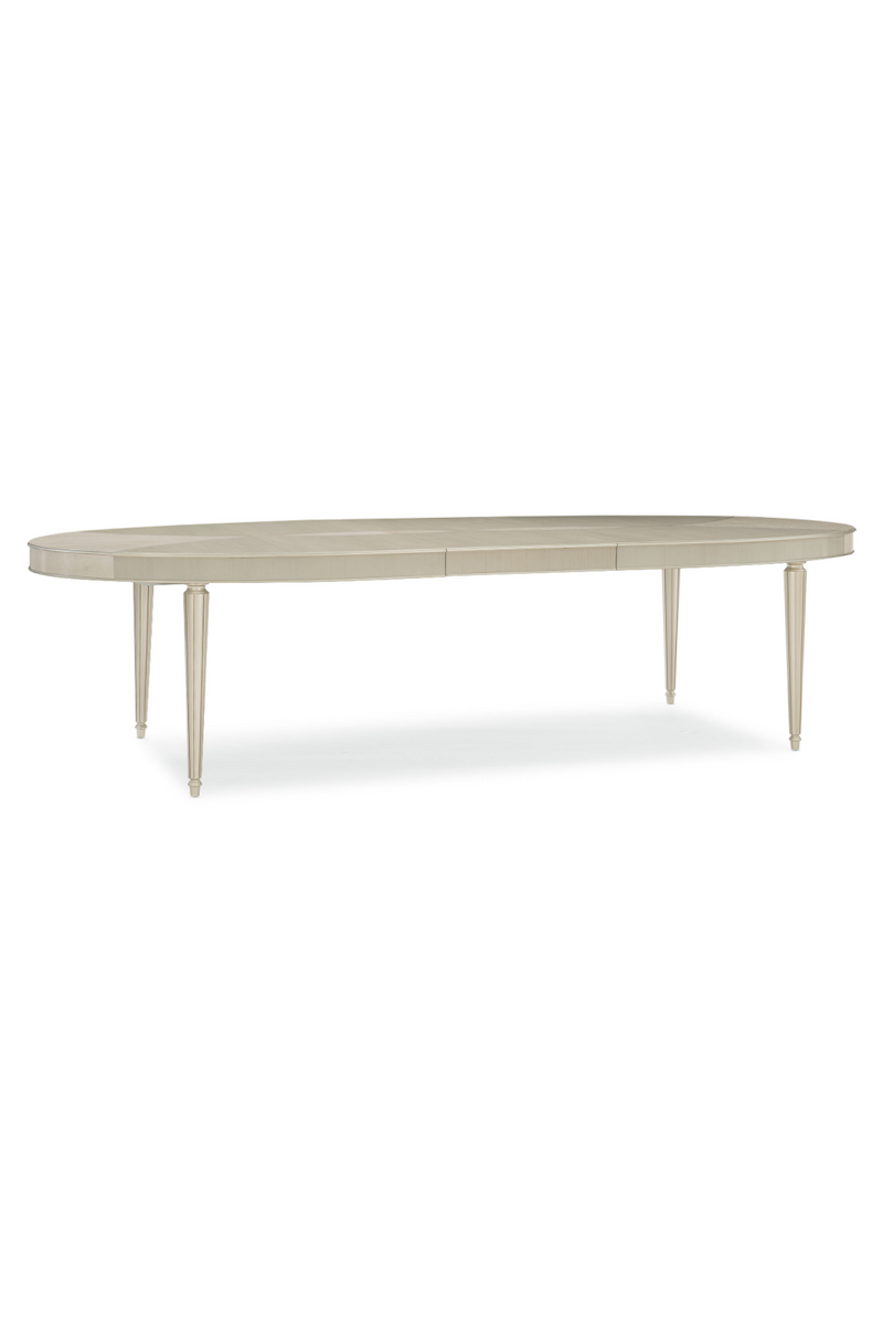 Oval Silver Dining Table | Caracole The Source | Woodfurniture.com