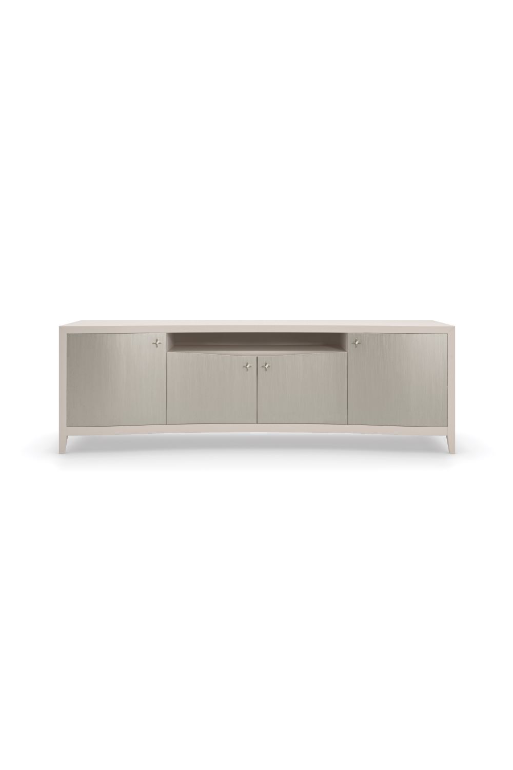 Silver Modern Media Cabinet | Caracole Full of Charm | Woodfurniture.com