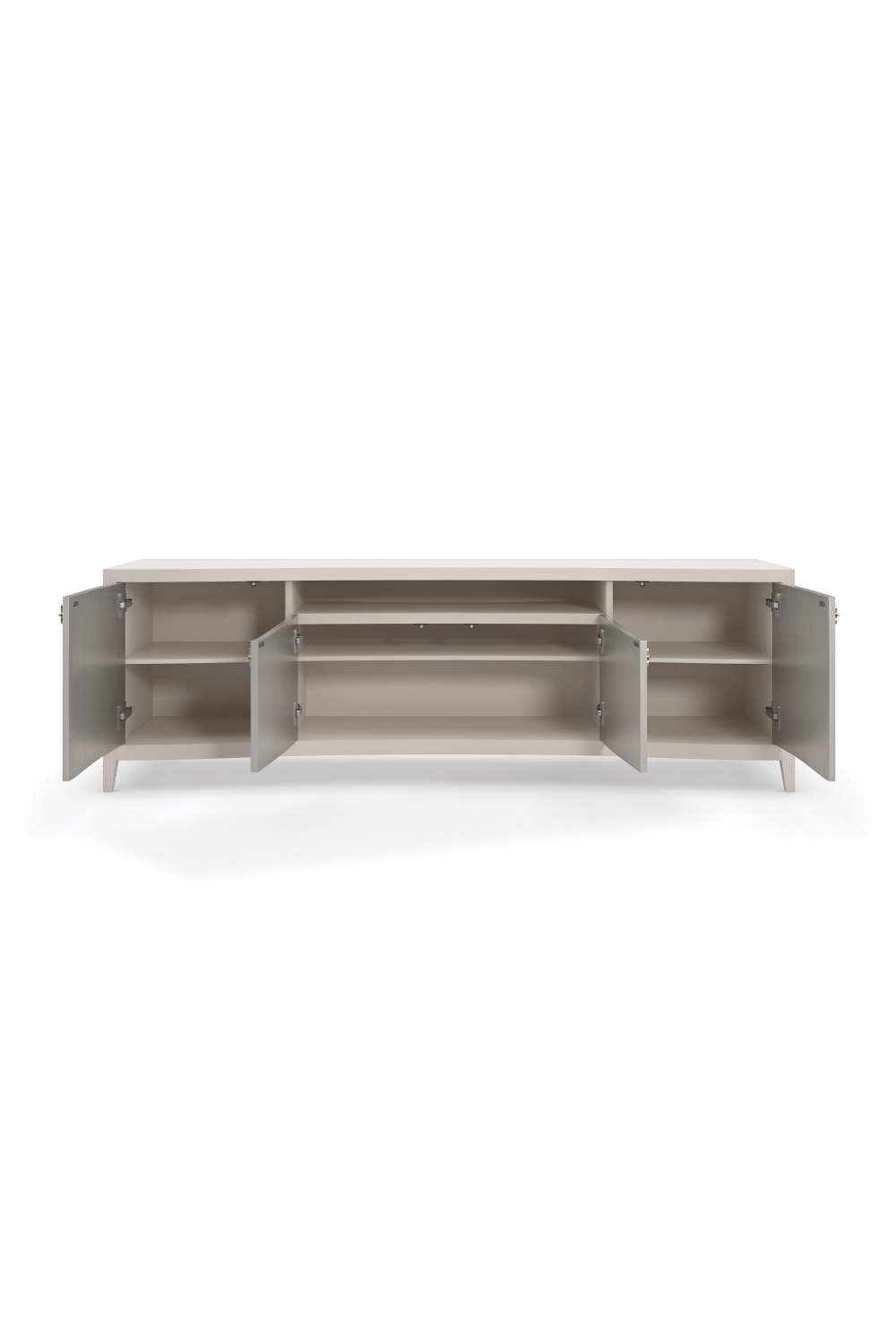 Silver Modern Media Cabinet | Caracole Full of Charm | Woodfurniture.com