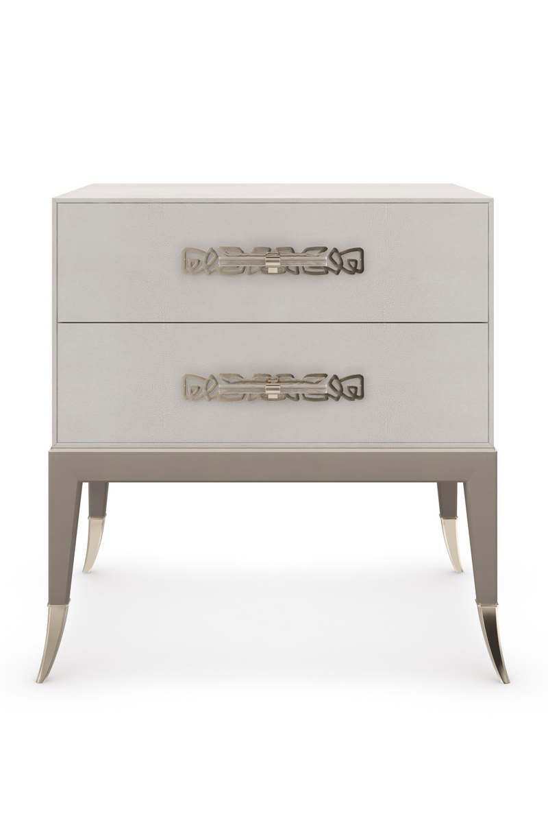 Shagreen Bedside Table | Caracole Acapella | Woodfurniture.com