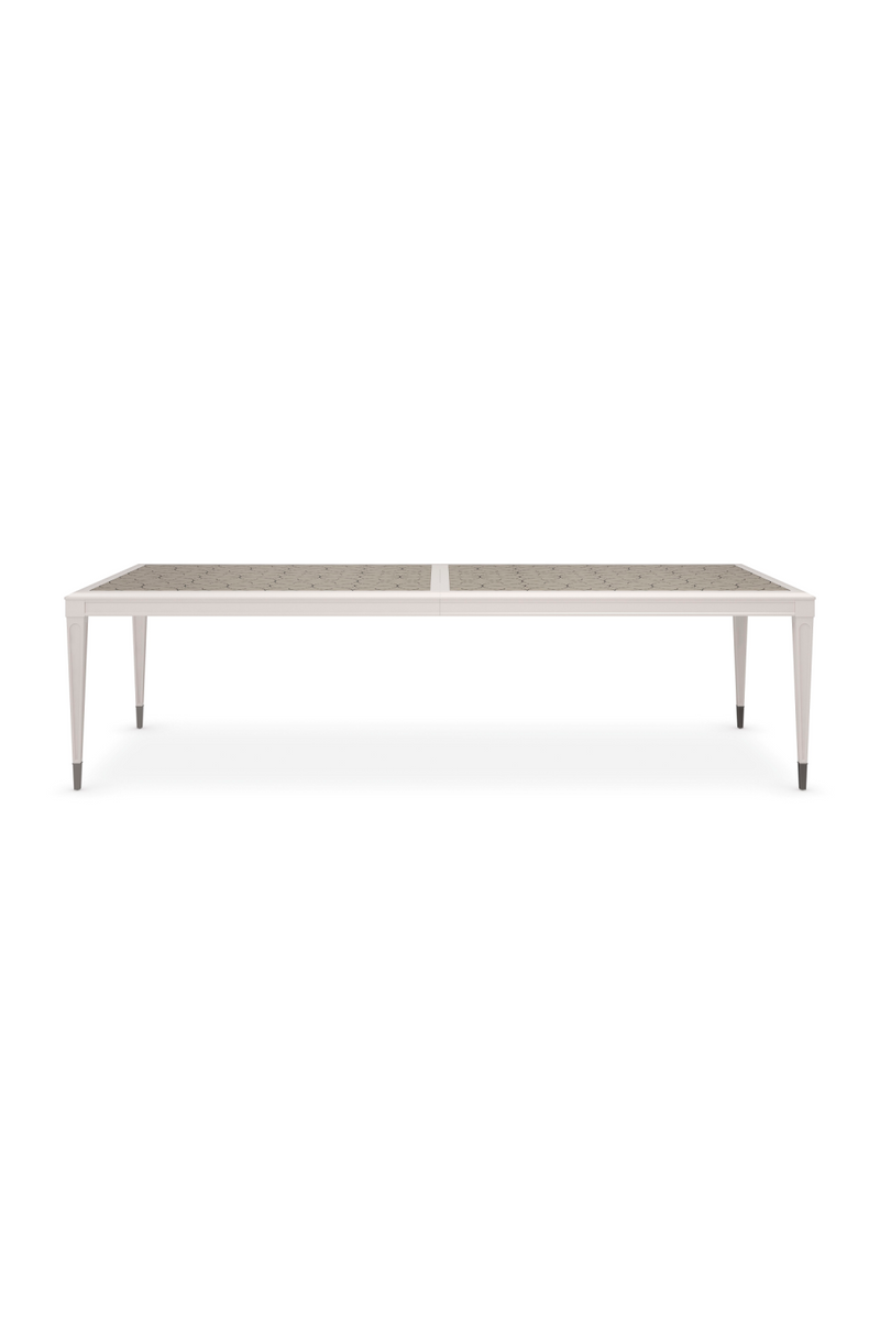 Silver Extendable Dining Table | Caracole Lattice Gather | Woodfurniture.com