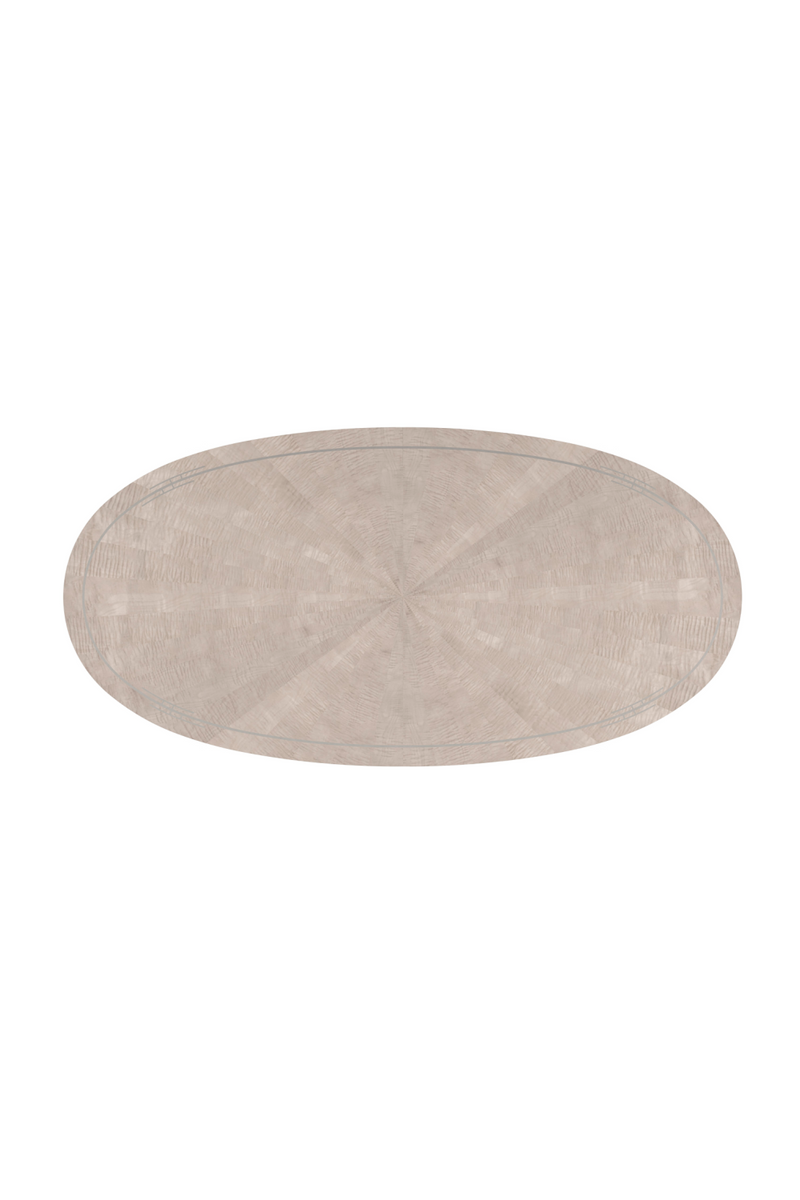 Gray Maple Oval Dining Table | Caracole Coronet | Woodfurniture.com