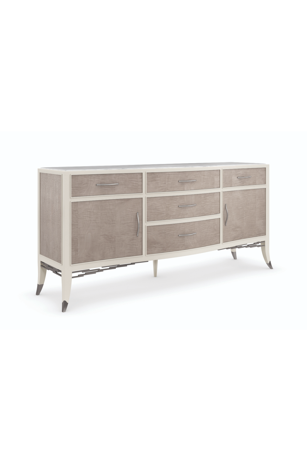 Gray Wooden Buffet | Caracole Break From Tradition | Woodfurniture.com