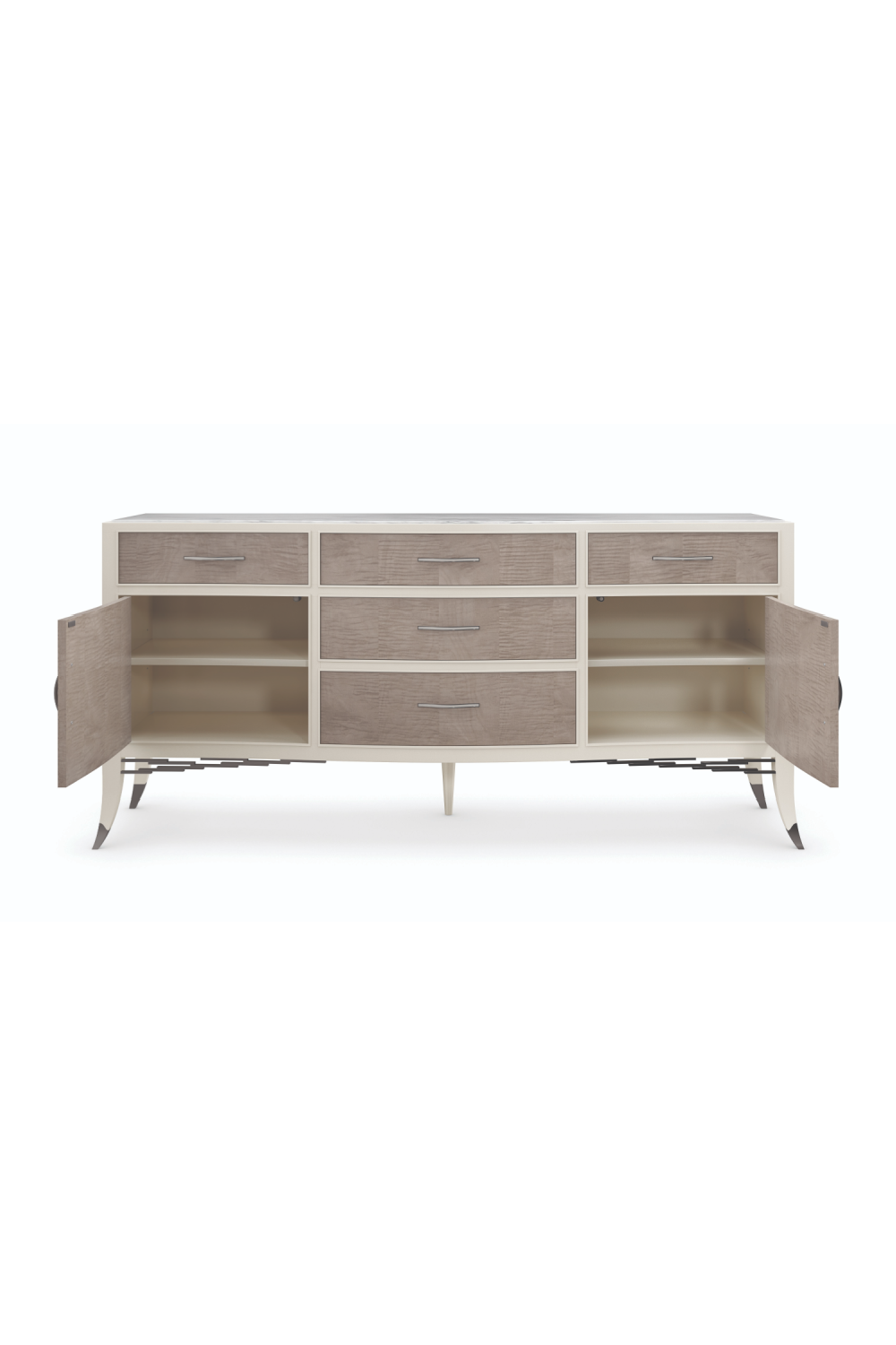 Gray Wooden Buffet | Caracole Break From Tradition | Woodfurniture.com