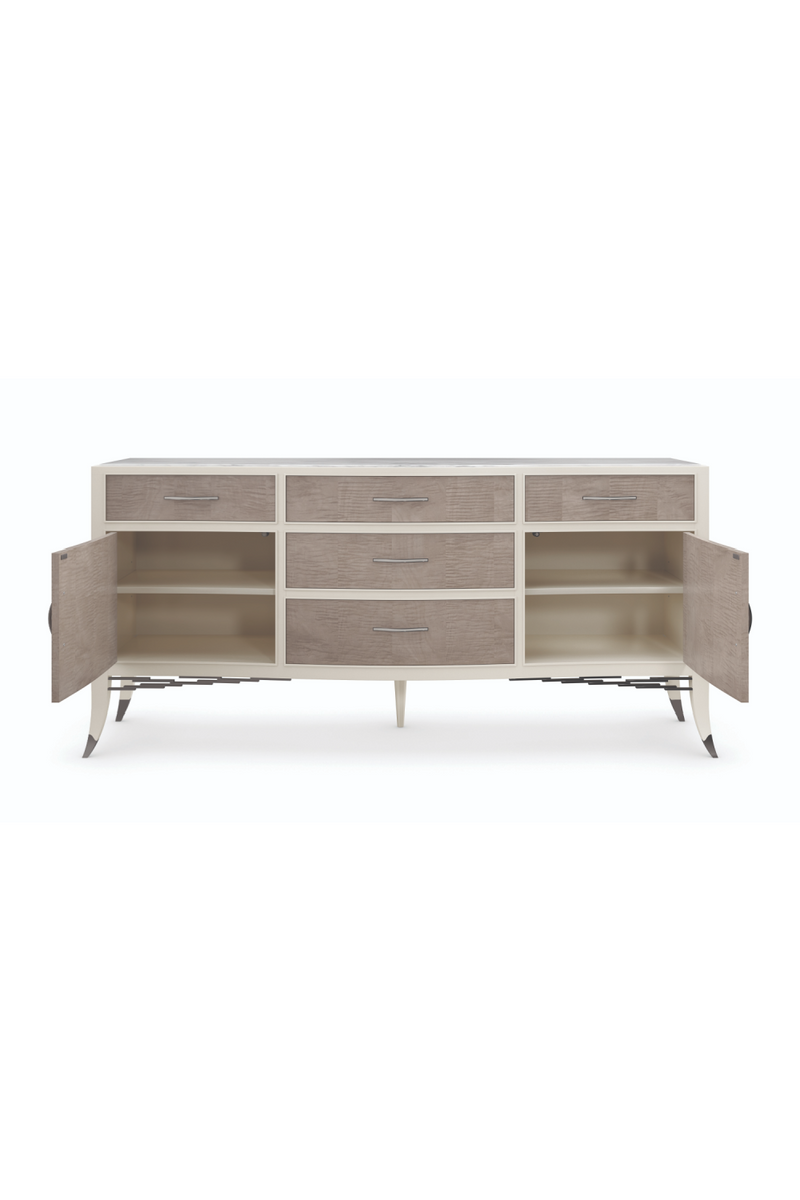 Gray Wooden Buffet | Caracole Break From Tradition | Woodfurniture.com