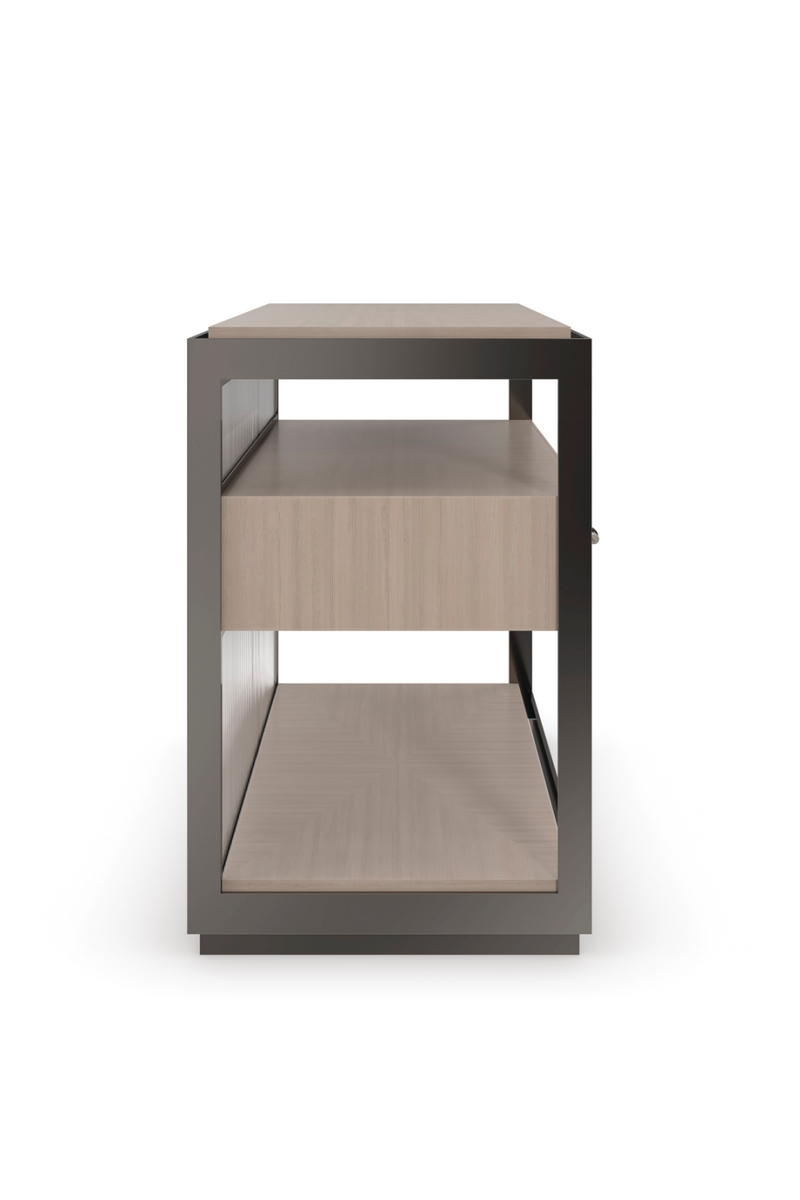 Modern 1-Drawer Side Table | Caracole Falling Waters | Woodfurniture.com