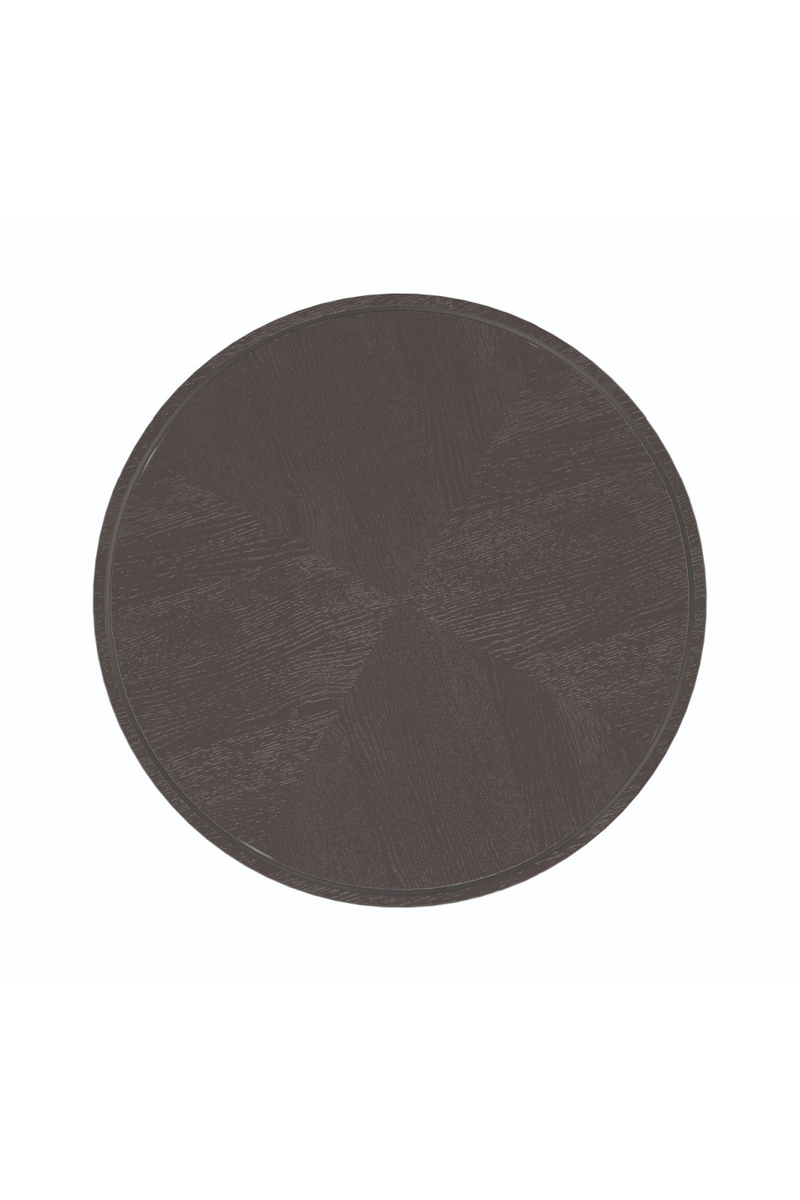 Dark Brown Ash Side Table | Caracole Periscope | Woodfurniture.com 