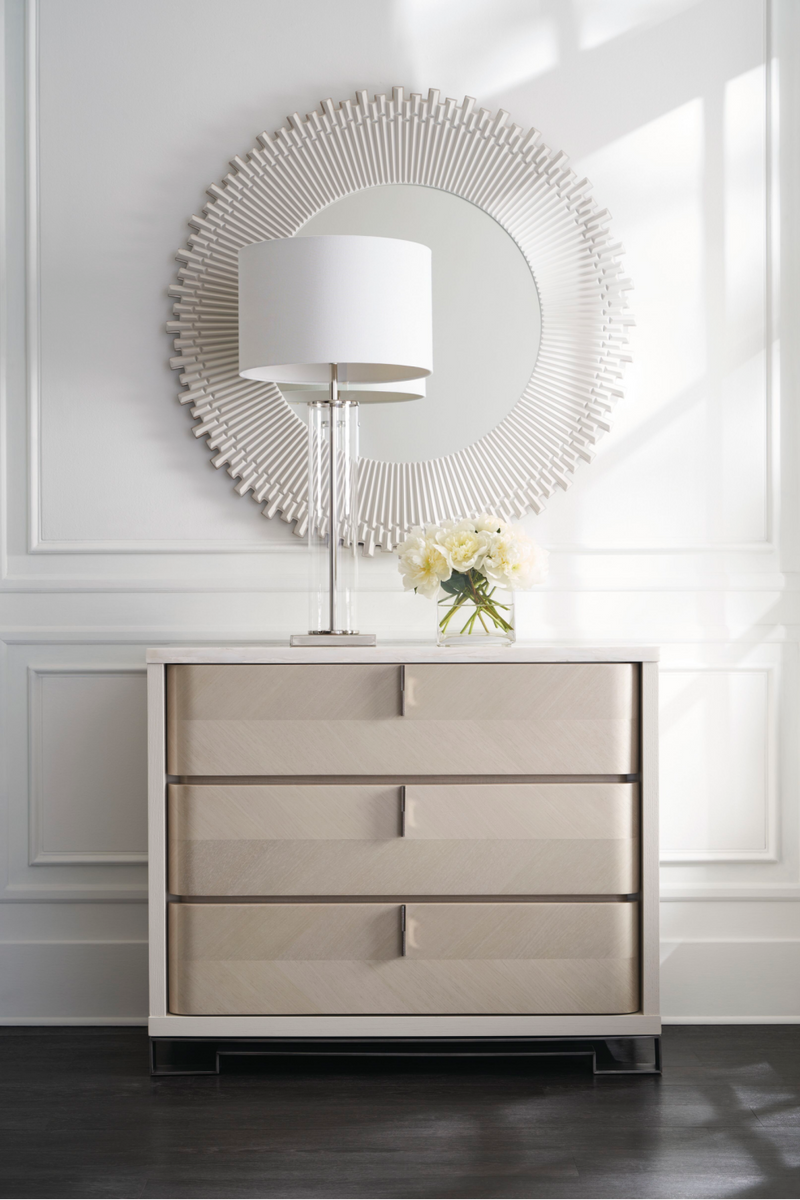 Chevron Patterned Chest | Caracole Subtle Gesture| Woodfurniture.com