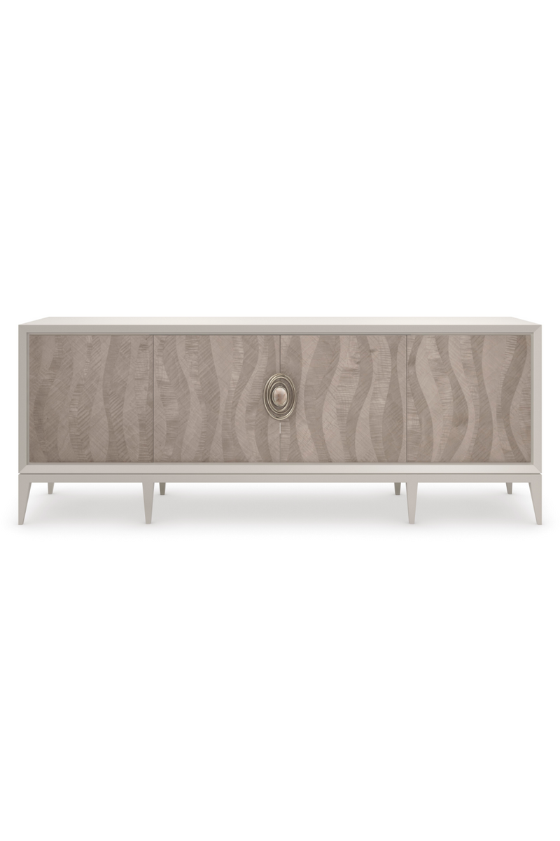 Patterned Cream Modern Sideboard | Caracole Now Streaming | Woodfurniture.com