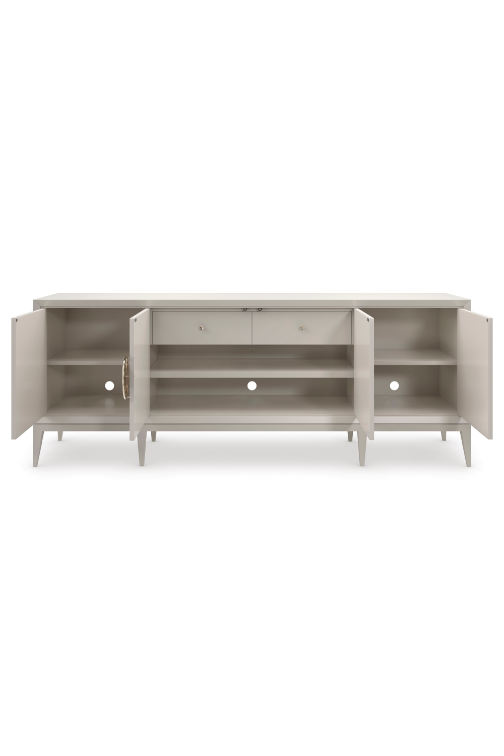 Patterned Cream Modern Sideboard | Caracole Now Streaming | Woodfurniture.com