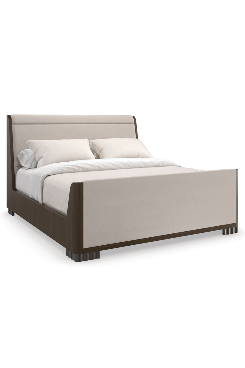 Dark Brown Modern Bed | Caracole Slow Wave | Woodfurniture.com