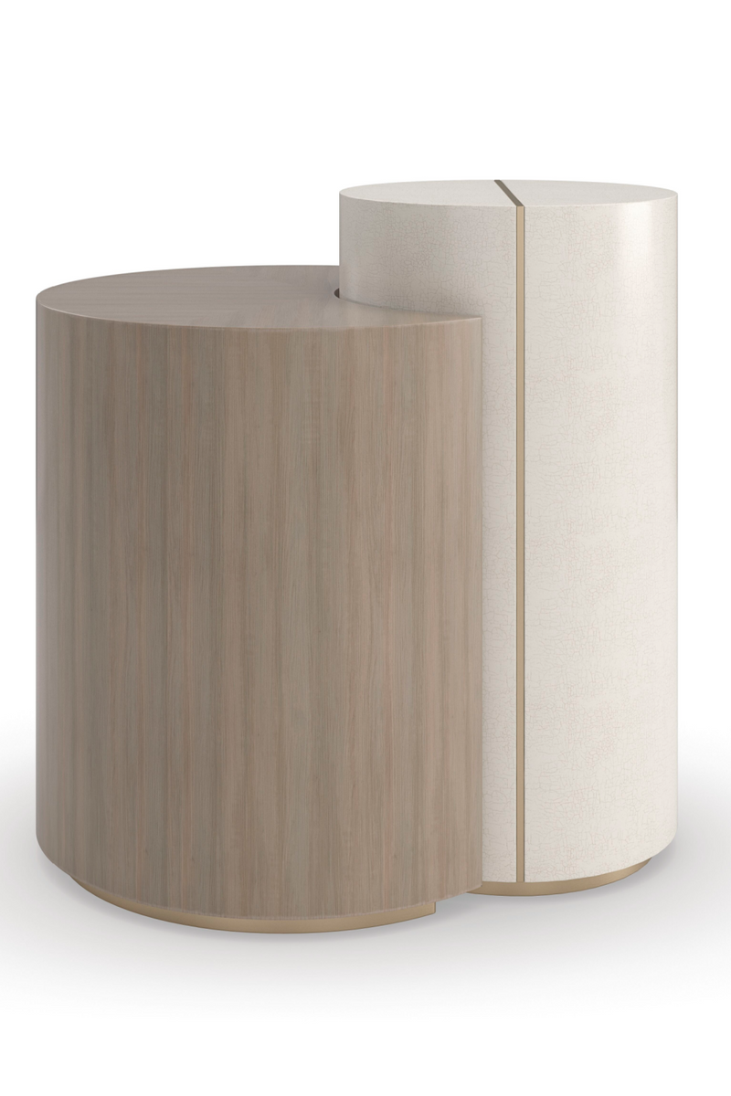 Round Modern Side Table | Caracole Duality | Woodfurniture.com