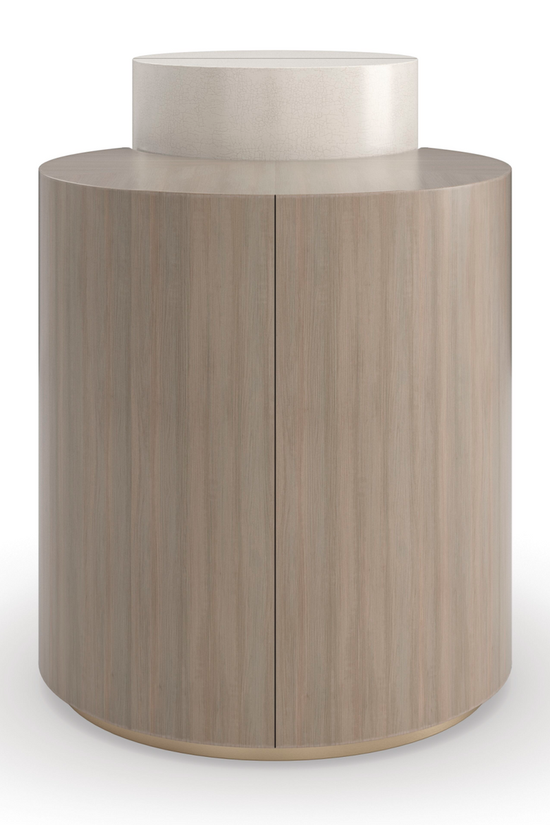 Round Modern Side Table | Caracole Duality | Woodfurniture.com