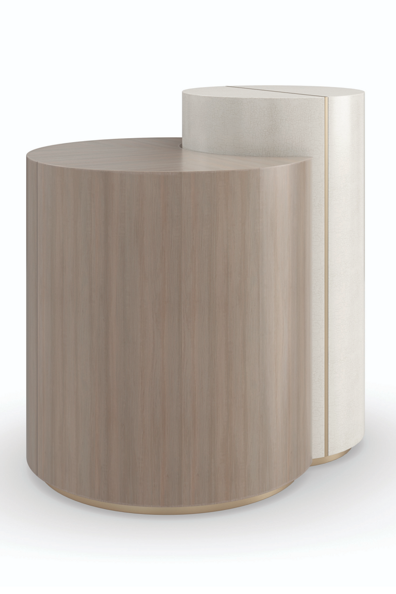 Round Modern Side Table | Caracole Duality | Woodfurniture.com