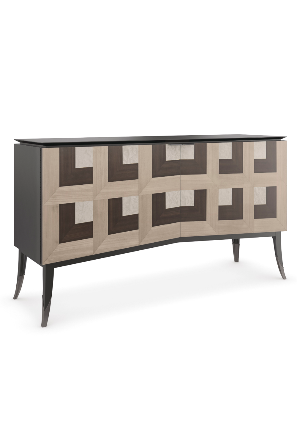 Patterned Wooden Sideboard | Caracole Escher | Woodfurniture.com