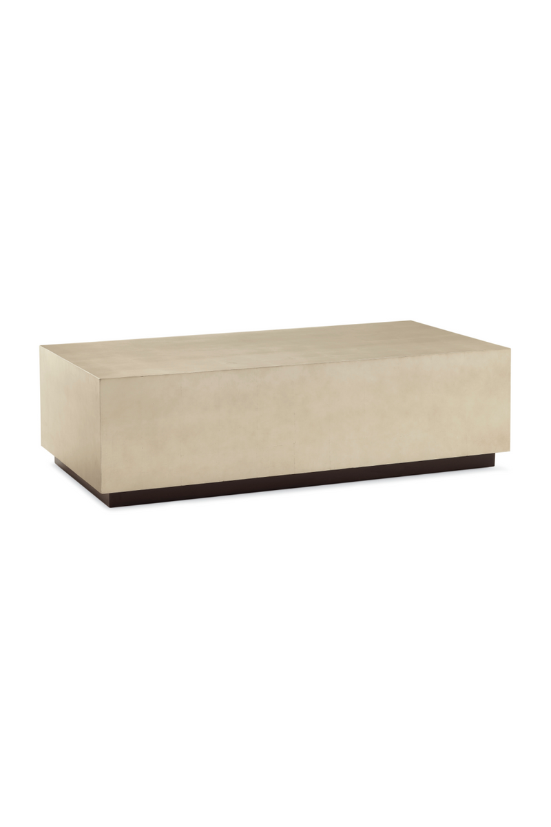 Rectangular Taupe Coffee Table | Caracole Cocktail Couture | Woodfurniture.com