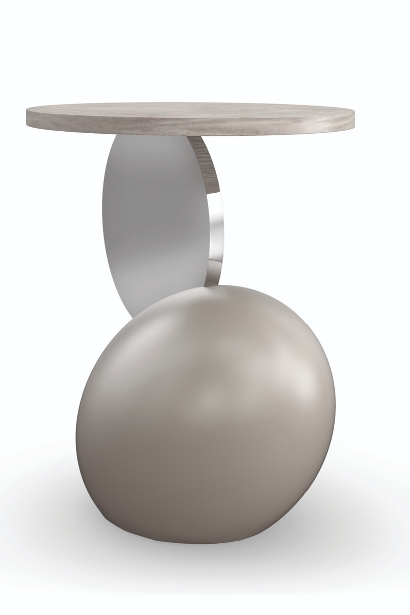 Modern Art Deco Side Table | Caracole Onyx | Woodfurniture.com