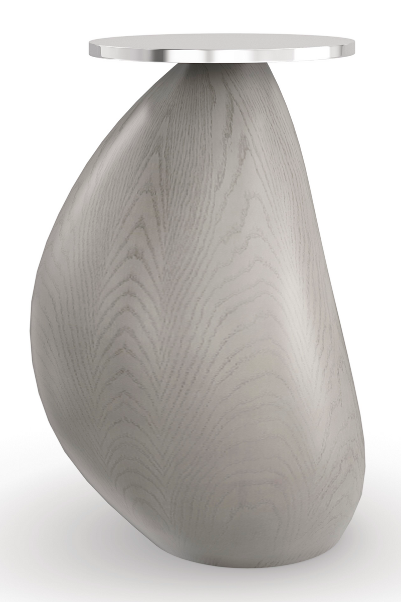 Gray Free-Form Side Table | Caracole Ara | Woodfurniture.com