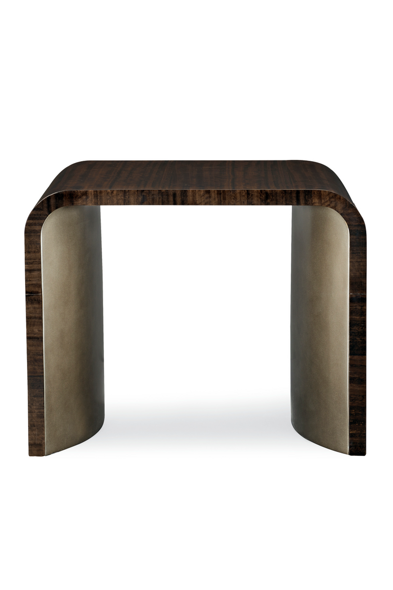 Eucalyptus Curved End Table | Caracole Streamline | Woodfurniture.com