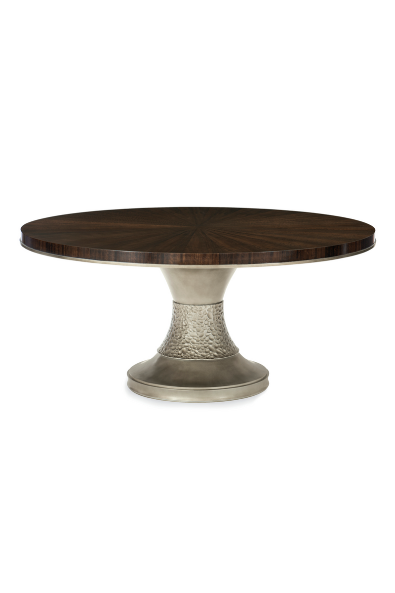 Round Wooden Dining Table | Caracole Moderne | Woodfurniture.com