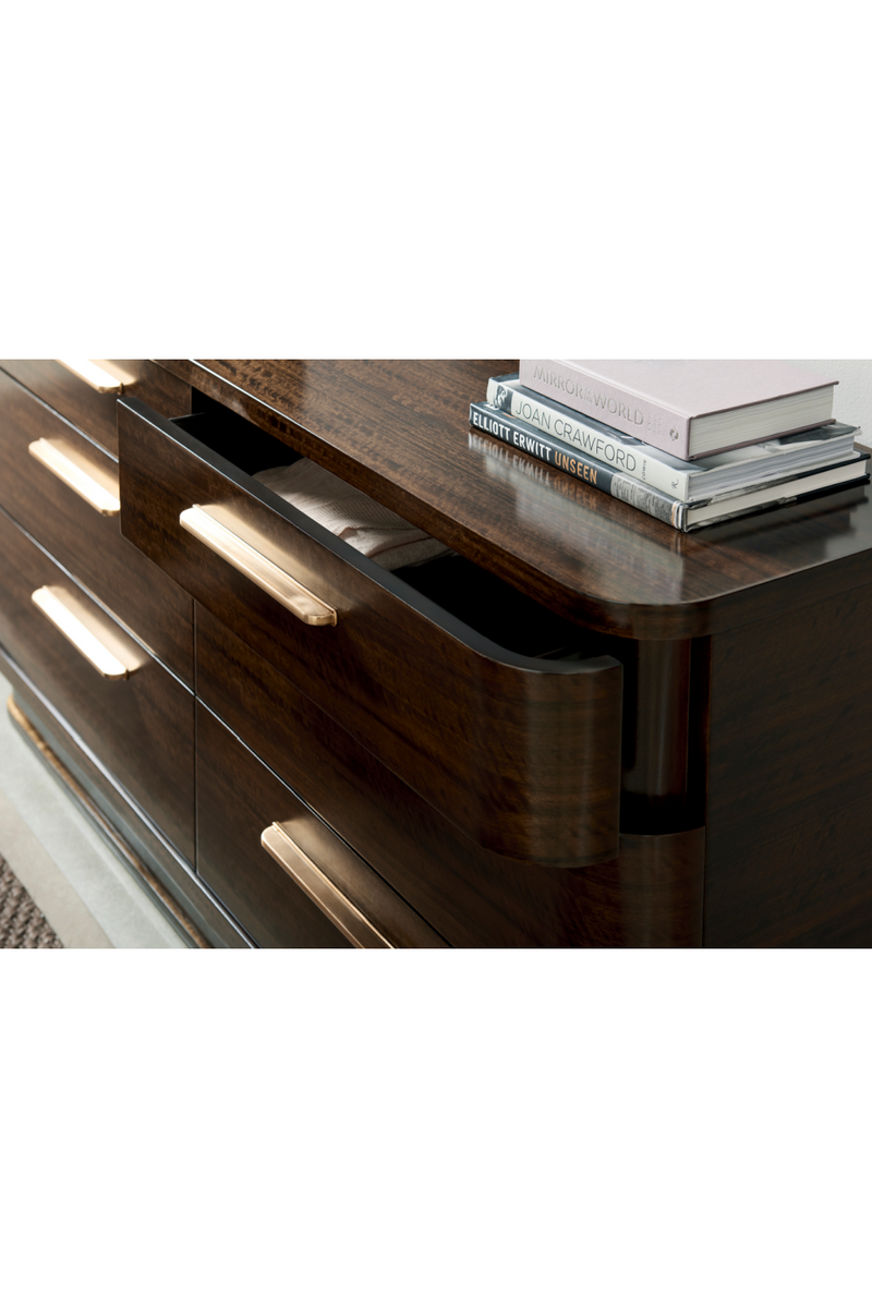 Dark Brown Wooden Dresser | Caracole Streamline | Woodfurniture.com