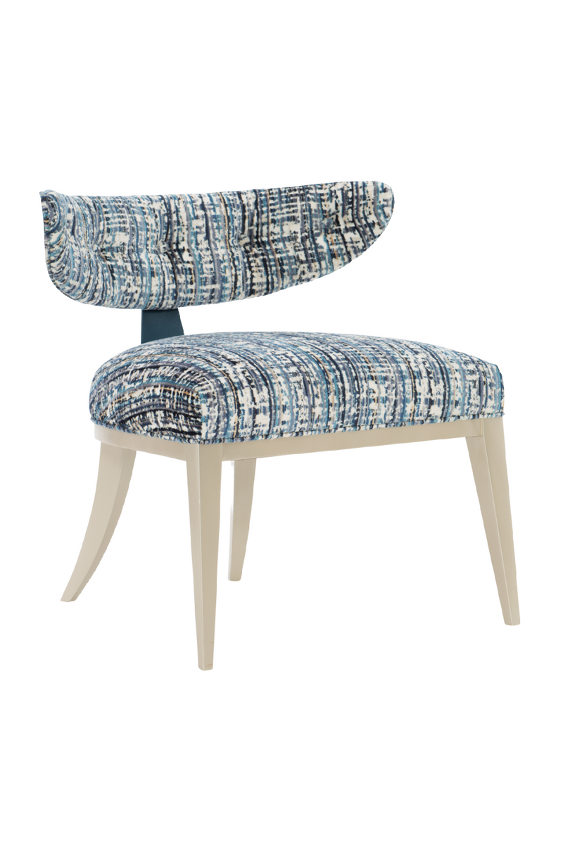 Crescent Back Accent Chair | Caracole Half Moon | Woodfurniture.com