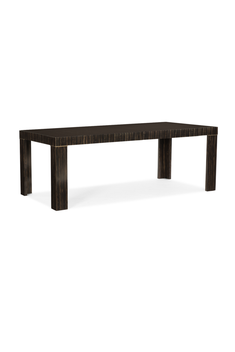 Striated Wood Extendable Dining Table | Caracole Edge| Woodfurniture.com