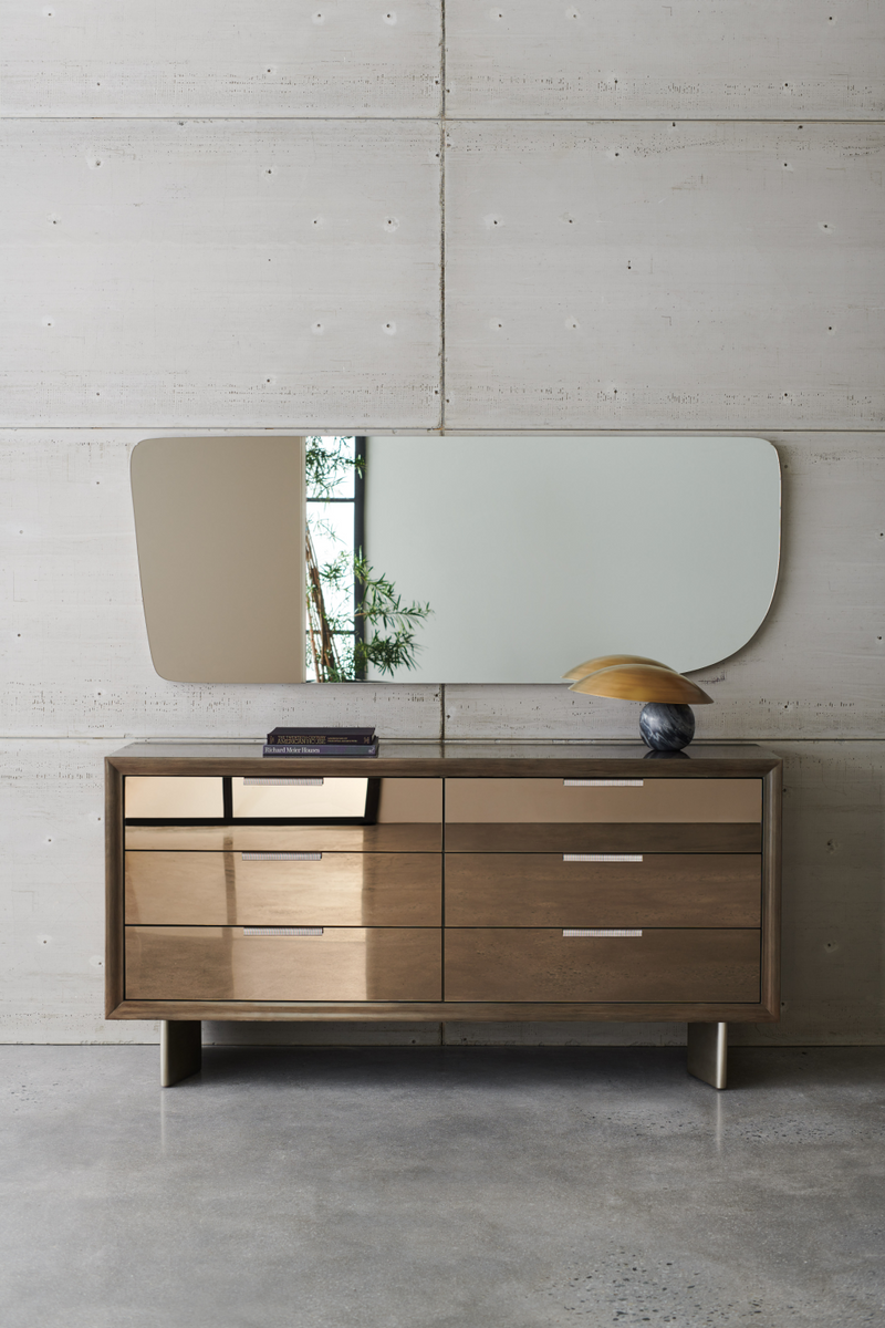 Bronze Mirrored Dresser | Caracole La Moda | Woodfurniture.com